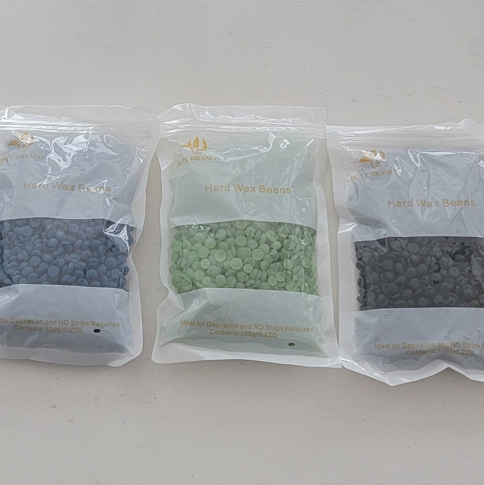 Hard wax strapless 3 pack 100g  each